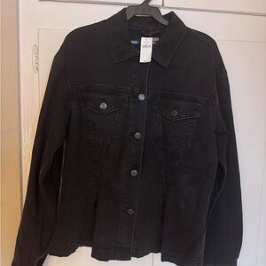 Women's Black Gap Denim Jacket